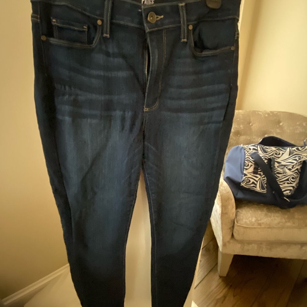 Size 30 Paige Hoxton Ankle dark jeans